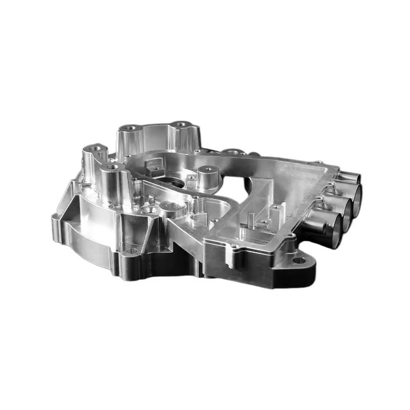 How can a five-axis machining center be used to form complex structures when machining automotive parts?